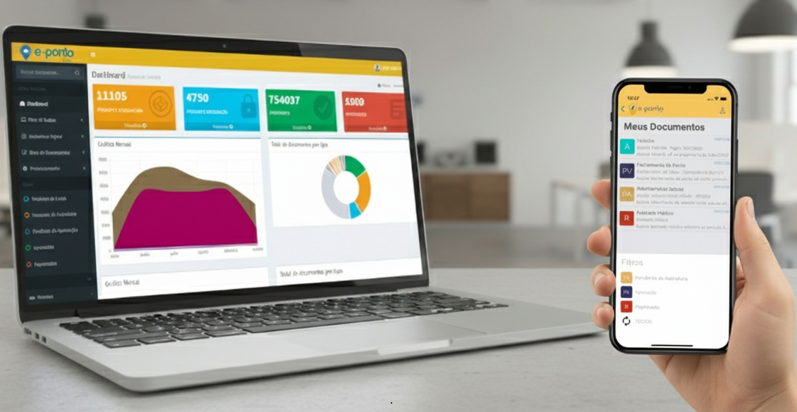 Fluxo de assinatura digital segura com trilha de evidências e integração