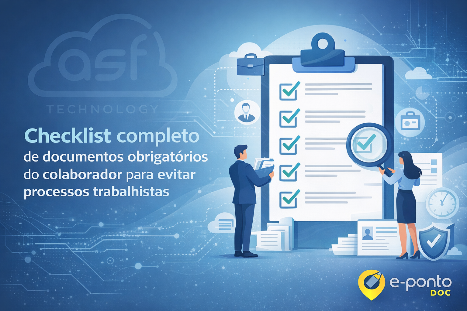 Imagem destacada: Checklist completo de documentos obrigatórios do colaborador para evitar processos trabalhistas